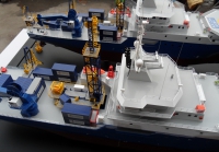 customized model of 87m Research-Survey Vessel